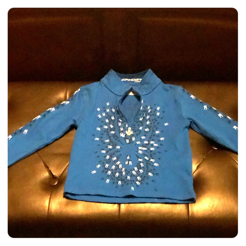 Little Boys Spyder half zip pullover